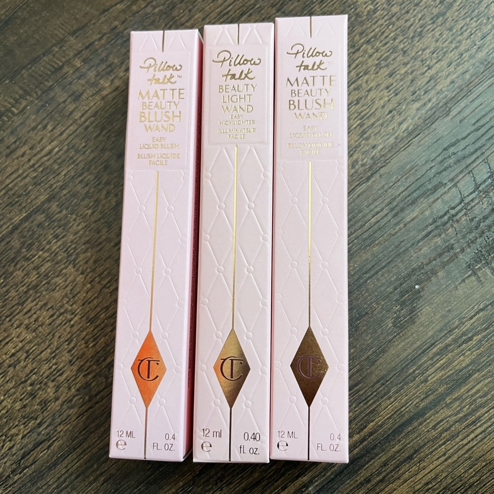 NEW Charlotte Tilbury Pillow Talk Wand Trio